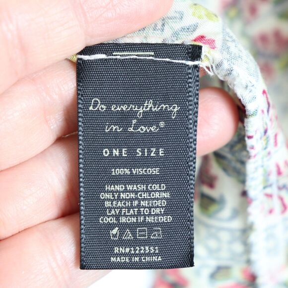 NWT Do Everything in Love Boho Stripe Print Lightweight Cardigan One Size - Picture 5 of 5